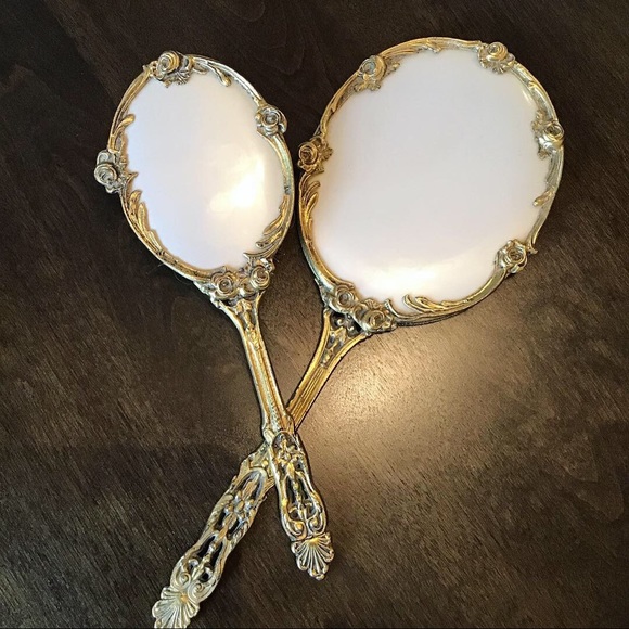 Vintage Other - Beautiful antique / vintage brush and mirror